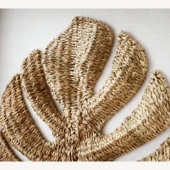 Pottery Barn Woven Leaf Shadow Box