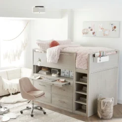 Pottery Barn Full Length Frameless Linen Pinboard