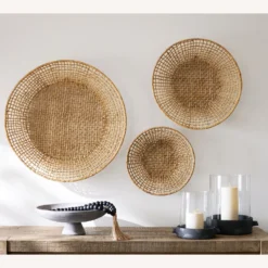 Pottery Barn Asha Abaca Wall Baskets - Set Of 3 3 Pottery Barn Asha Abaca Wall Baskets - Set Of 3 -Pottery Barn 1500 1500 frame 0 2848