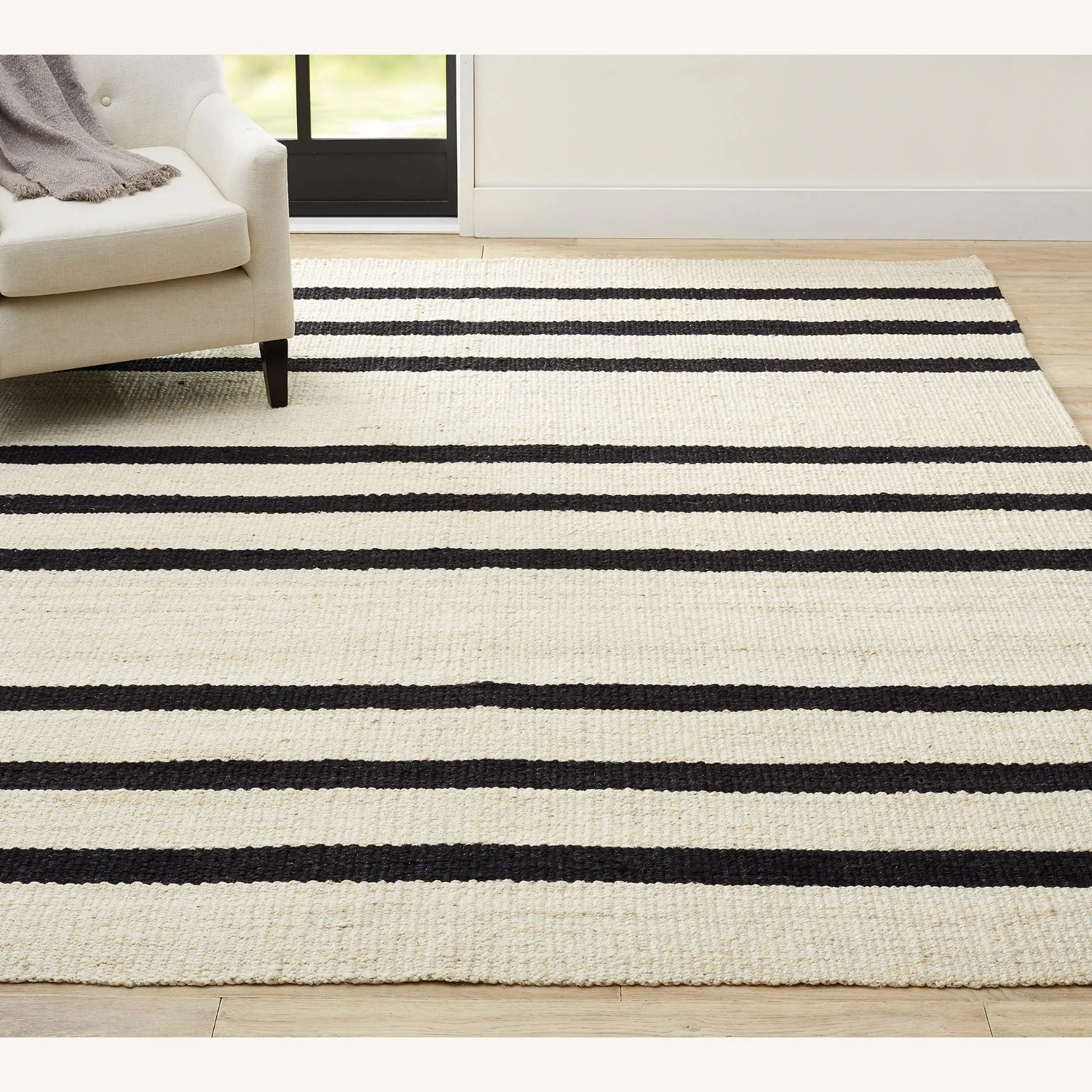 Pottery Barn Danton Striped Jute Rug Pottery Barn Danton Striped Jute Rug -Pottery Barn 1500 1500 frame 0 2934