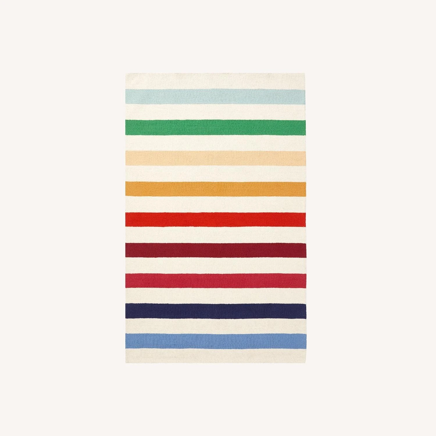 Rainbow Rugby Stripe Rug Primary Colors Rainbow Rugby Stripe Rug Primary Colors -Pottery Barn 1500 1500 frame 0 3098