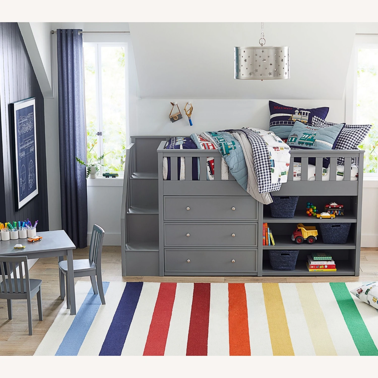 Rainbow Rugby Stripe Rug Primary Colors Rainbow Rugby Stripe Rug Primary Colors -Pottery Barn 1500 1500 frame 0 3099