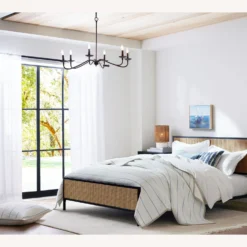 Pottery Barn Lucca Iron Chandelier