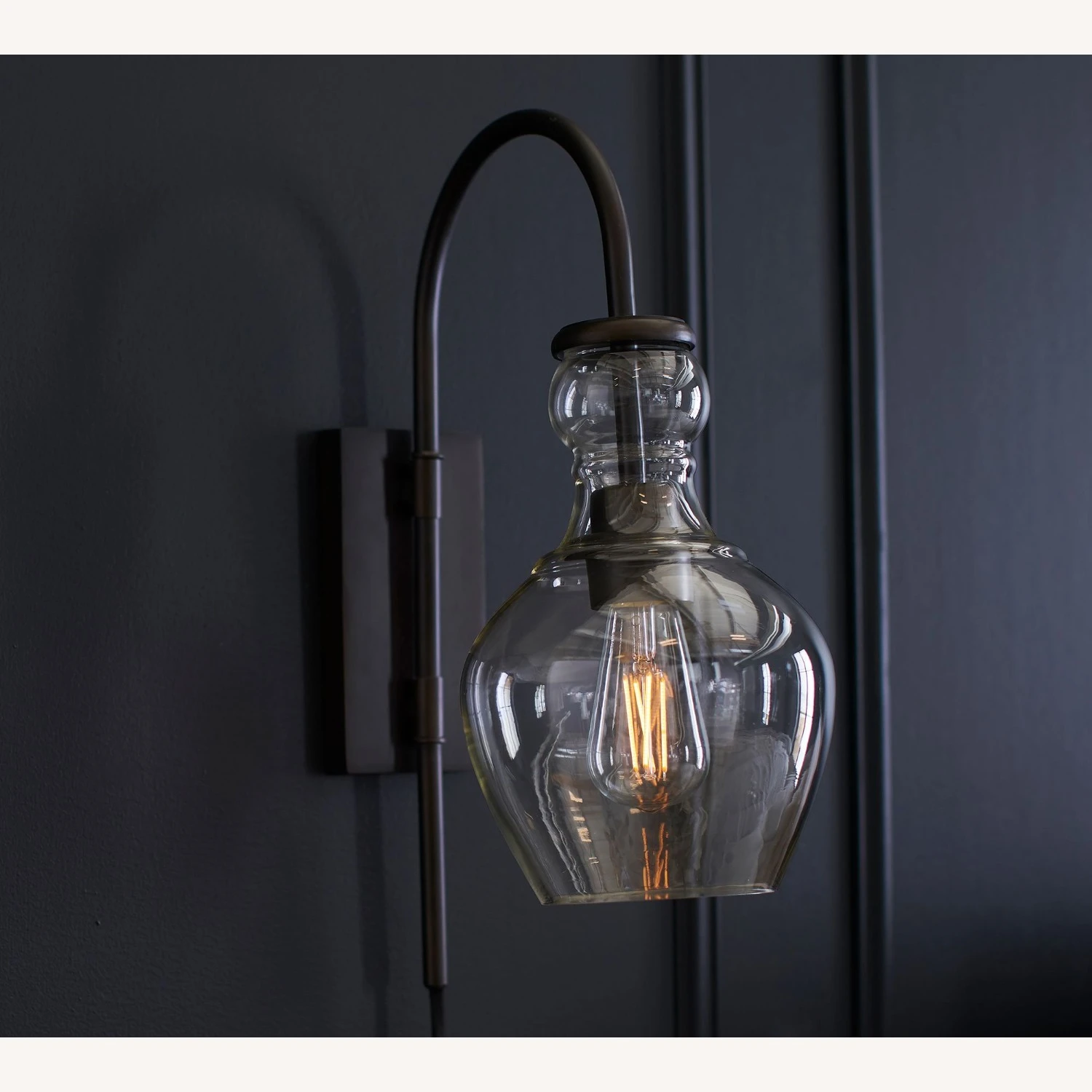 Pottery Barn Flynn Recycled Glass Plug-In Sconce Pottery Barn Flynn Recycled Glass Plug-In Sconce -Pottery Barn 1500 1500 frame 0 3260