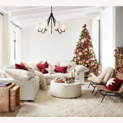 Pottery Barn Carson Forged-Iron 7-Arm Chandelier