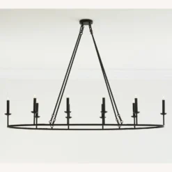 Pottery Barn Remington Iron Oval Chandelier 2 Pottery Barn Remington Iron Oval Chandelier -Pottery Barn 1500 1500 frame 0 3281