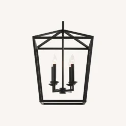 Pottery Barn Remington Iron Lantern Pendant