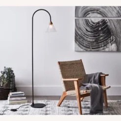 Pottery Barn Claremont Flared Glass Floor Lamp -Pottery Barn 1500 1500 frame 0 3318