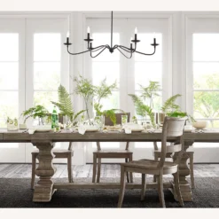 Pottery Barn Lucca Iron Chandelier, Bronze, Large -Pottery Barn 1500 1500 frame 0 3349