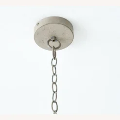 Pottery Barn Francesca Wood Bead Chandelier