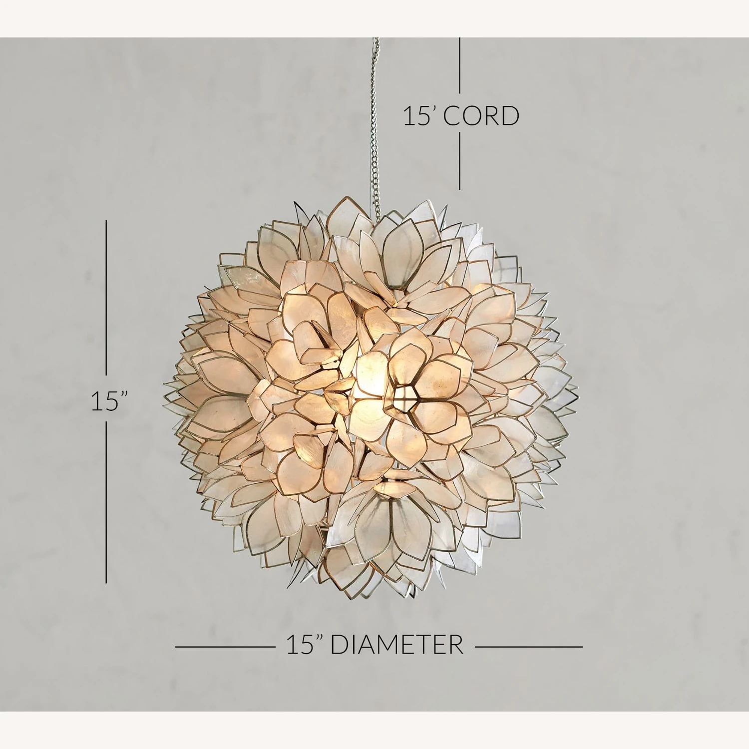 Pottery Barn Capiz Pendant Pottery Barn Capiz Pendant -Pottery Barn 1500 1500 frame 0 3386