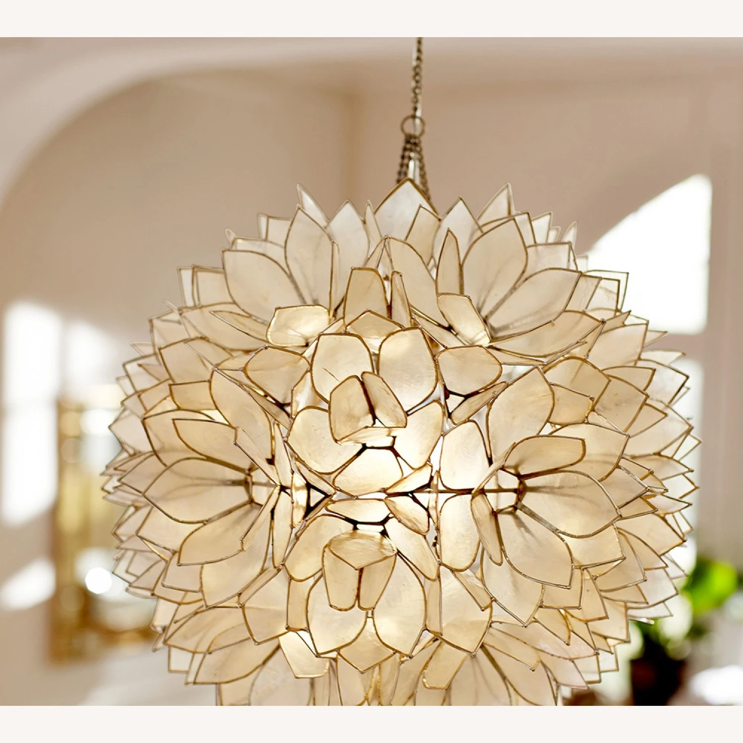 Pottery Barn Capiz Pendant Pottery Barn Capiz Pendant -Pottery Barn 1500 1500 frame 0 3387