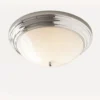 Pottery Barn Mercer Ceiling Light Polished Nickel