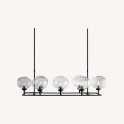 Pottery Barn Maisie Glass Globe Chandelier