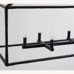 Pottery Barn Fallon Forged-Iron Linear Chandelier -Pottery Barn 1500 1500 frame 0 3425