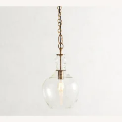 Pottery Barn Flynn Recycled Glass Pendant, Brass -Pottery Barn 1500 1500 frame 0 3463