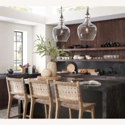 Pottery Barn Flynn Recycled Glass Pendant, Brass -Pottery Barn 1500 1500 frame 0 3465