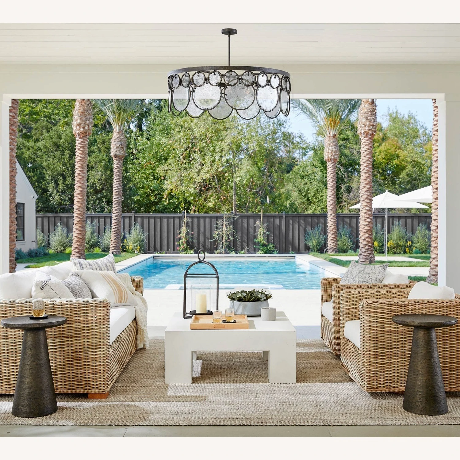 Pottery Barn Easton Recycled Glass Round Chandelier Pottery Barn Easton Recycled Glass Round Chandelier -Pottery Barn 1500 1500 frame 0 3471