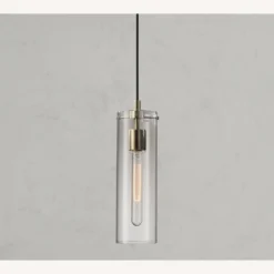 Pottery Barn Maiden Pendant Lamp, Bronze