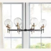 Pottery Barn Camryn Glass Globe Round Chandelier