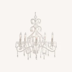 Pottery Barn White Lydia Kids Chandelier