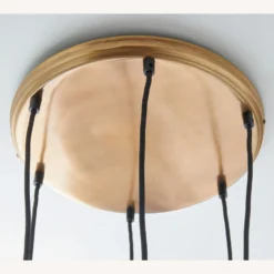 Pottery Barn Albany Glass & Metal Multi-Light Pendant -Pottery Barn 1500 1500 frame 0 3573