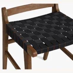 Pottery Barn Abbott Acacia Woven Outdoor Counter Stool