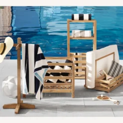 Pottery Barn Teak Outdoor Towel Rack -Pottery Barn 1500 1500 frame 0 3688