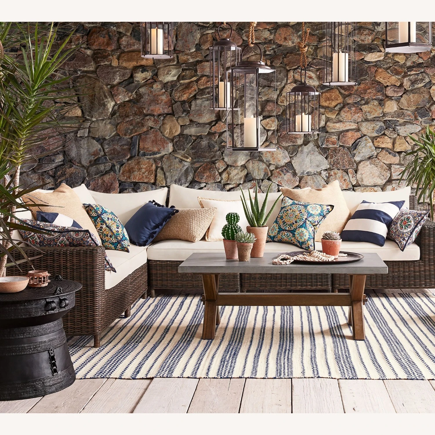 Pottery Barn Abbott Concrete & Acacia Rectangular Table Pottery Barn Abbott Concrete & Acacia Rectangular Table -Pottery Barn 1500 1500 frame 0 3710