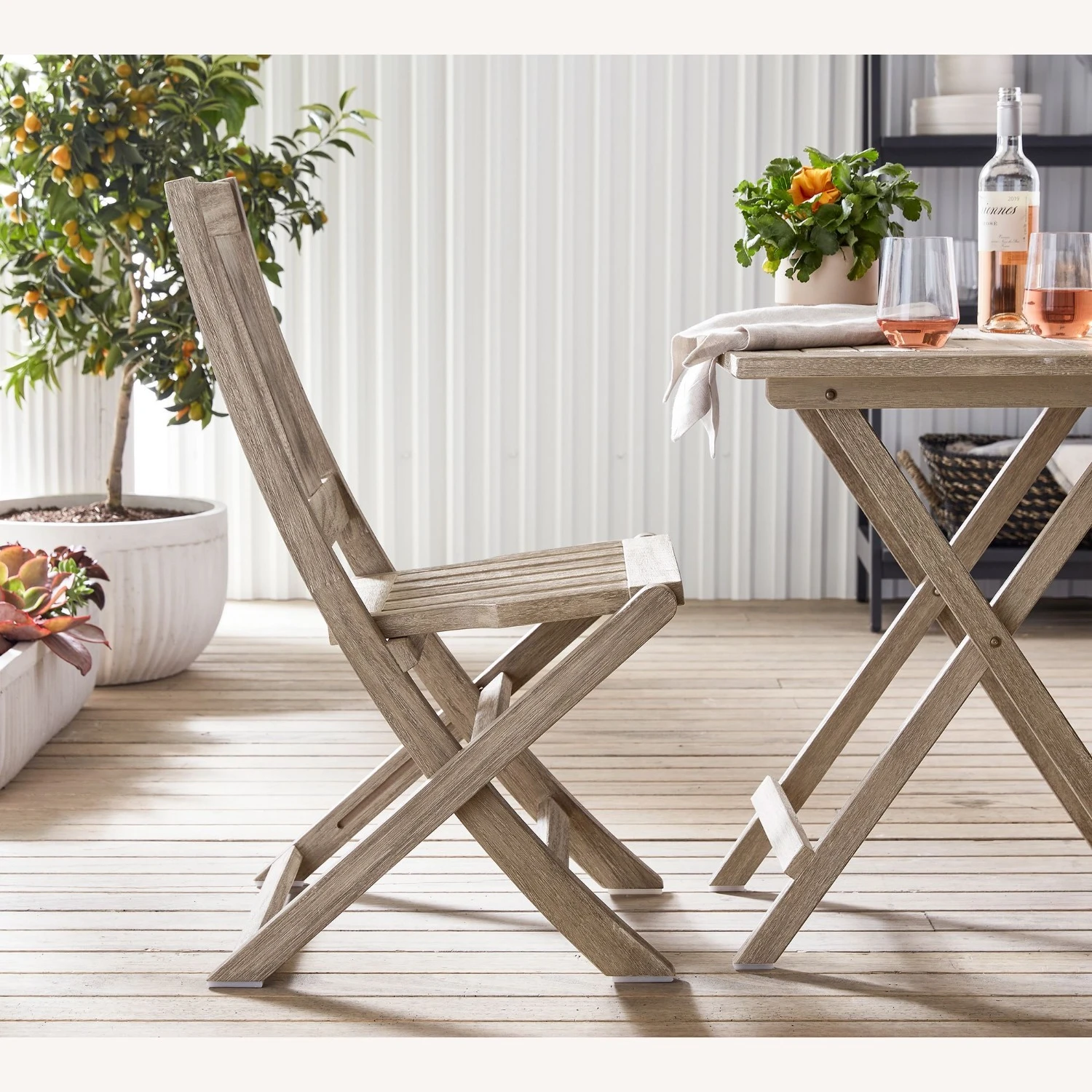 Pottery Barn Indio FSC Eucalyptus Folding Outdoor Chair Pottery Barn Indio FSC Eucalyptus Folding Outdoor Chair -Pottery Barn 1500 1500 frame 0 3721