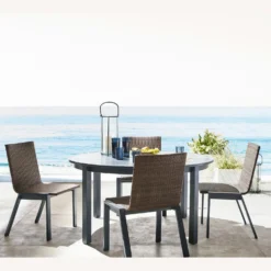 Pottery Barn Indio Metal Round Outdoor Dining Table -Pottery Barn 1500 1500 frame 0 3729