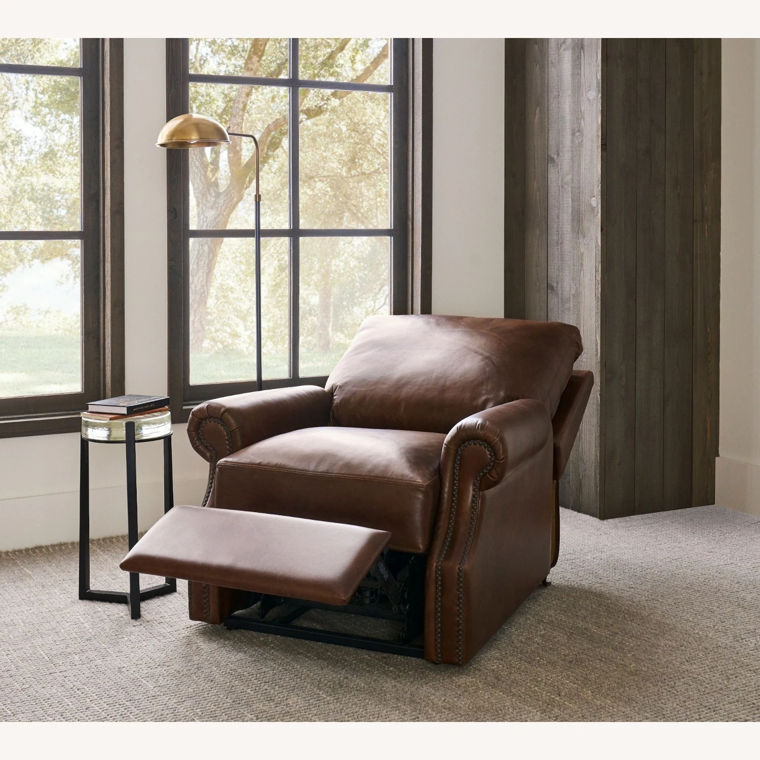 Pottery Barn James Roll Arm Leather Power Lift Recliner Pottery Barn James Roll Arm Leather Power Lift Recliner -Pottery Barn 1500 1500 frame 0 447