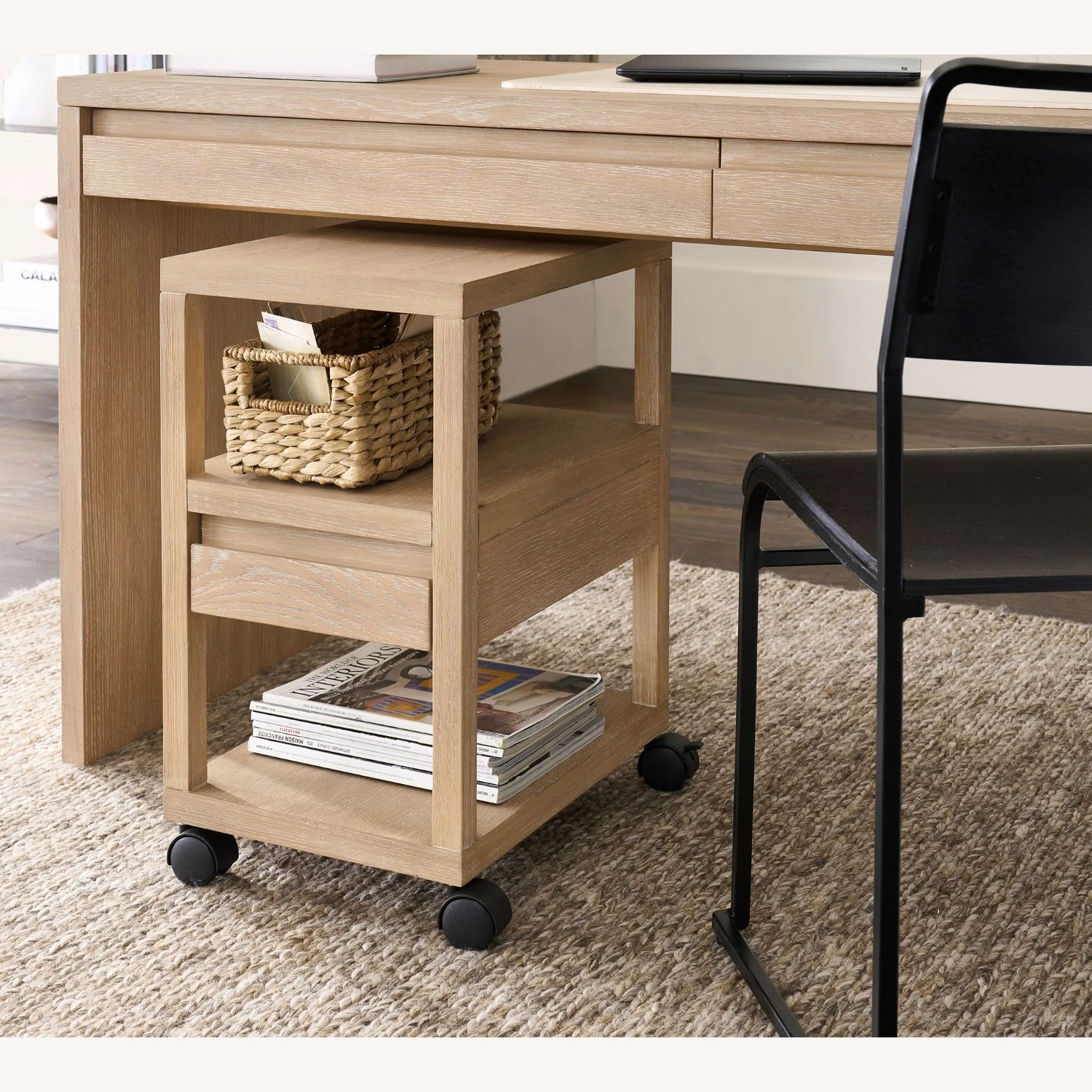 Pottery Barn Pacific Rolling Storage Cart Pottery Barn Pacific Rolling Storage Cart -Pottery Barn 1500 1500 frame 0 521