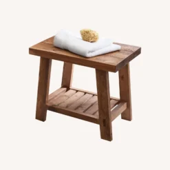 Pottery Barn Rustic Reclaimed Wood Stool 1 Pottery Barn Rustic Reclaimed Wood Stool -Pottery Barn 1500 1500 frame 0 593
