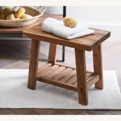 Pottery Barn Rustic Reclaimed Wood Stool 3 Pottery Barn Rustic Reclaimed Wood Stool -Pottery Barn 1500 1500 frame 0 595