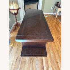 Pottery Barn Espresso Tic-Tac-Toe Console Table 2 Pottery Barn Espresso Tic-Tac-Toe Console Table -Pottery Barn 1500 1500 frame 0 603