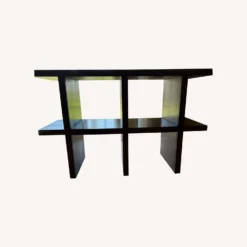 Pottery Barn Espresso Tic-Tac-Toe Console Table 3 Pottery Barn Espresso Tic-Tac-Toe Console Table -Pottery Barn 1500 1500 frame 0 604