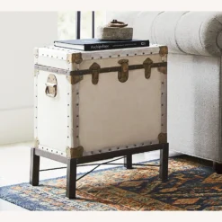 Pottery Barn Ludlow Rectangular Trunk End Table -Pottery Barn 1500 1500 frame 0 64
