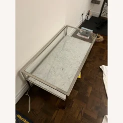 Tanner Marble Rectangle Coffee Table, Glass/Marble -Pottery Barn 1500 1500 frame 0 736