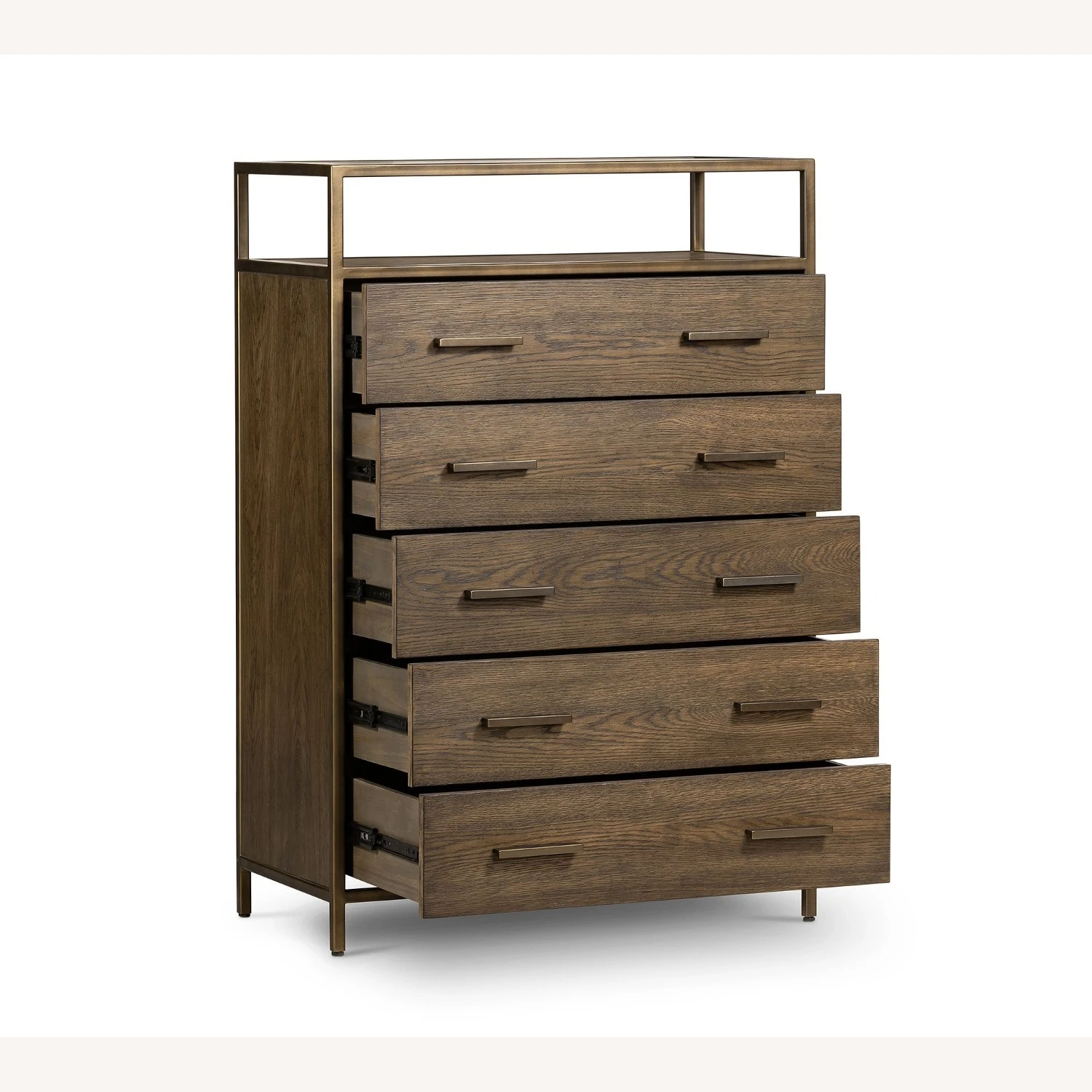 Pottery Barn Modern Oak 5-Drawer Tall Dresser Pottery Barn Modern Oak 5-Drawer Tall Dresser -Pottery Barn 1500 1500 frame 0 806