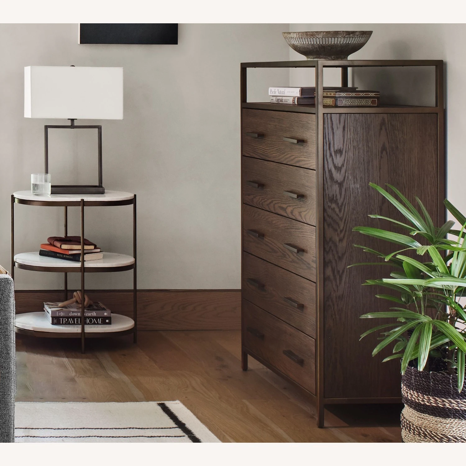 Pottery Barn Modern Oak 5-Drawer Tall Dresser Pottery Barn Modern Oak 5-Drawer Tall Dresser -Pottery Barn 1500 1500 frame 0 807