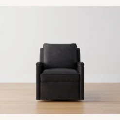 Pottery Barn Tyler Square Arm Leather Swivel Recliner 2 Pottery Barn Tyler Square Arm Leather Swivel Recliner -Pottery Barn 1500 1500 frame 0 817