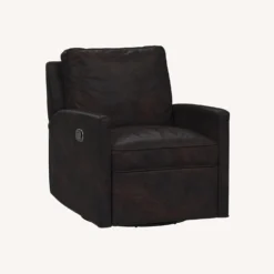 Pottery Barn Tyler Square Arm Leather Swivel Recliner 3 Pottery Barn Tyler Square Arm Leather Swivel Recliner -Pottery Barn 1500 1500 frame 0 818