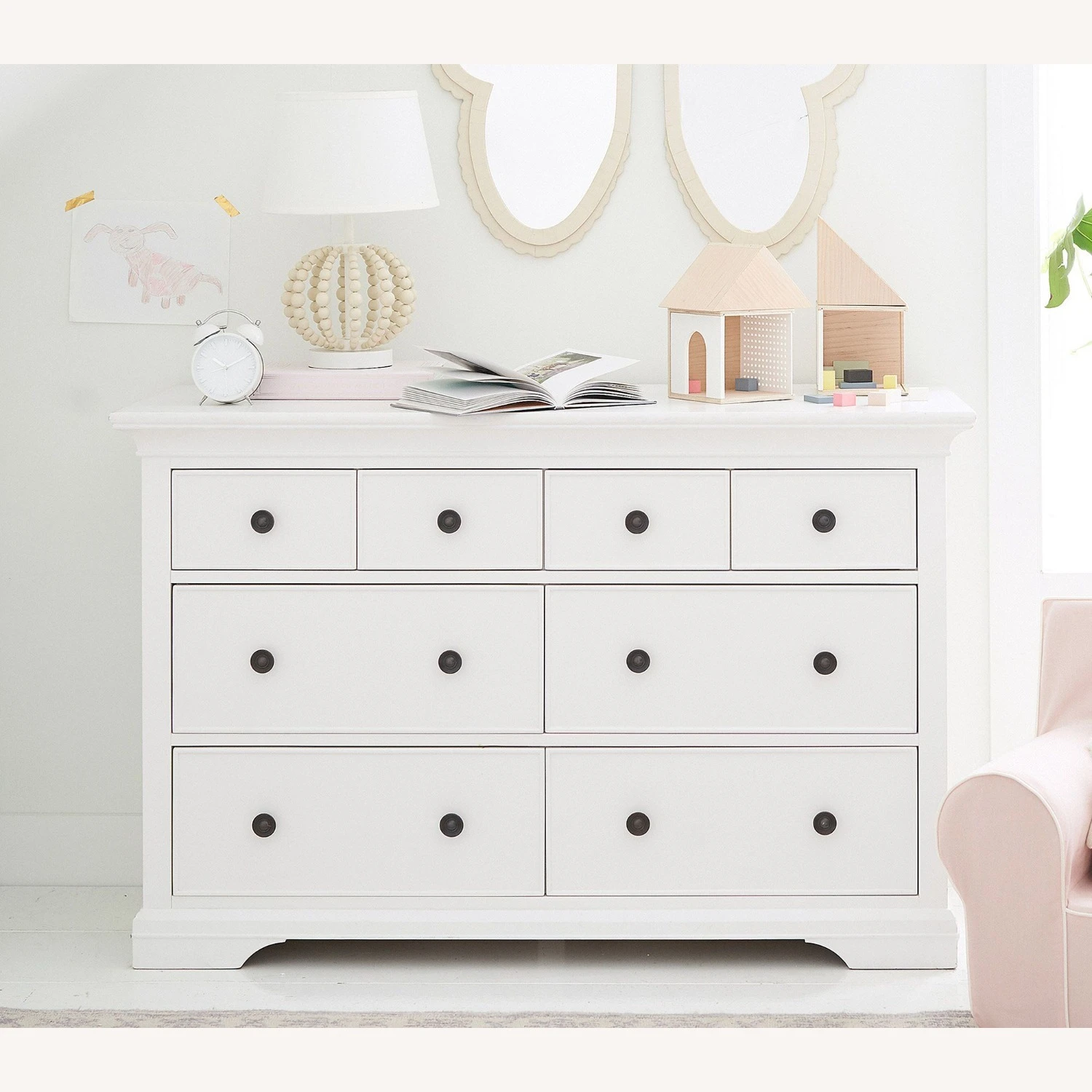 Pottery Barn Larkin Extra-Wide Nursery Dresser Pottery Barn Larkin Extra-Wide Nursery Dresser -Pottery Barn 1500 1500 frame 0 957