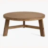 Pottery Barn Rustic Farmhouse Round Coffee Table